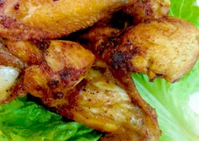 Fried chicken wing with fish sauce
